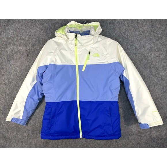 North Face Hyvent Juniors Size 18 XL Purple Jacket Coat with Hood Lined Winter - Picture 1 of 12